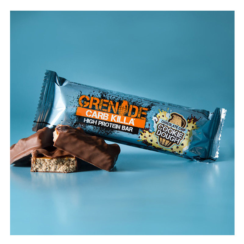 Grenade Carb Killa Box 1x12 Protein Bars Chocolate Chip Cookie Dough Best Price in Dubai