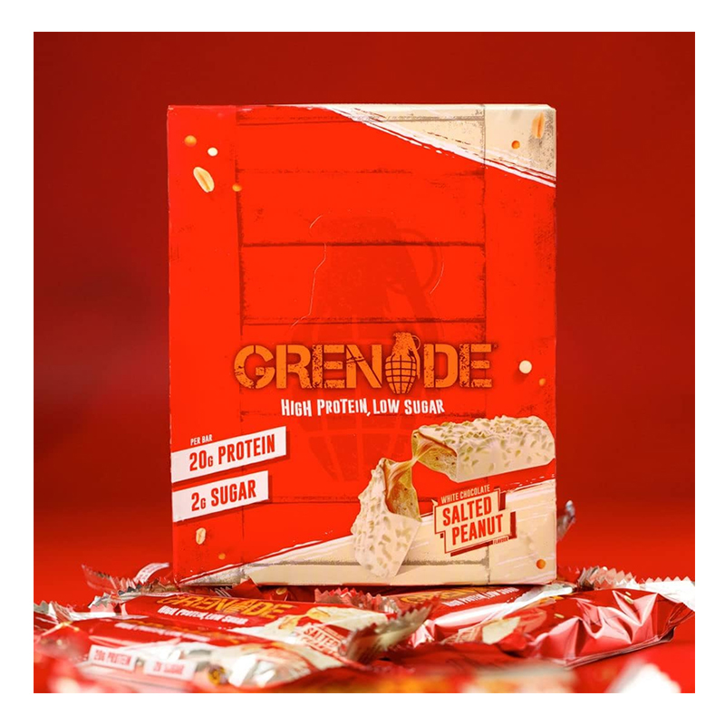 Grenade Carb Killa Box 1x12 Protein Bars Salted Peanuts Best Price in Dubai