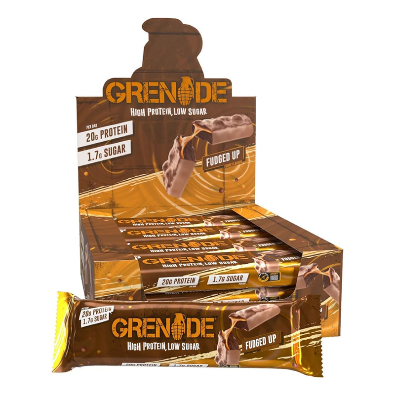 Grenade Carb Killa Box  of 12 Protein Bars Fudge Brownie