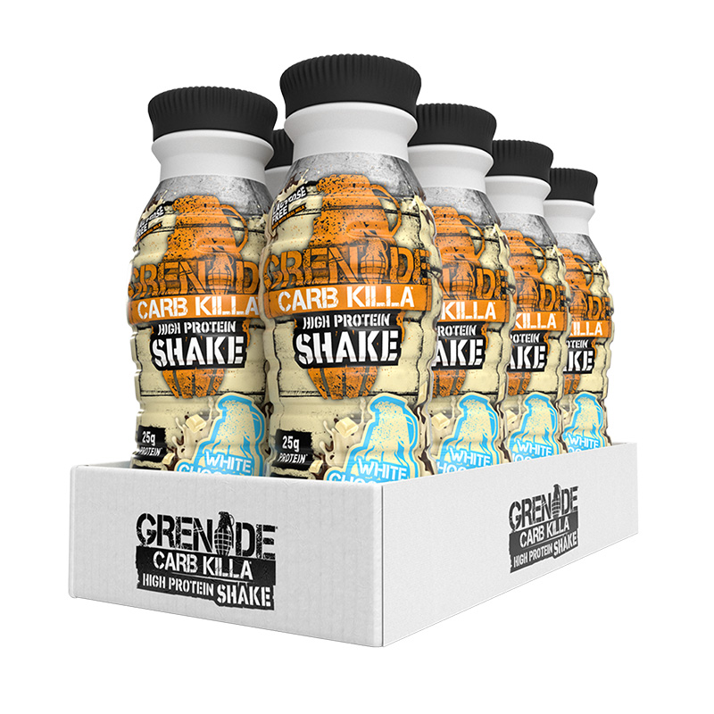 Grenade Carb Killa Shake 1x8 Bottles White Chocolate Best Price in UAE