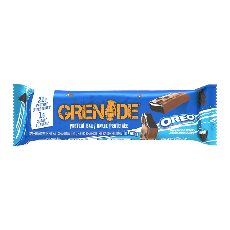 Grenade High Protein Low Sugar Bar 60 G x 12 Pcs - Oreo Chocolate Best Price in Dubai