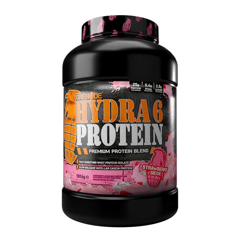Grenade Hydra 6 Protein Powder 1.8 kg G Strawberry Siege