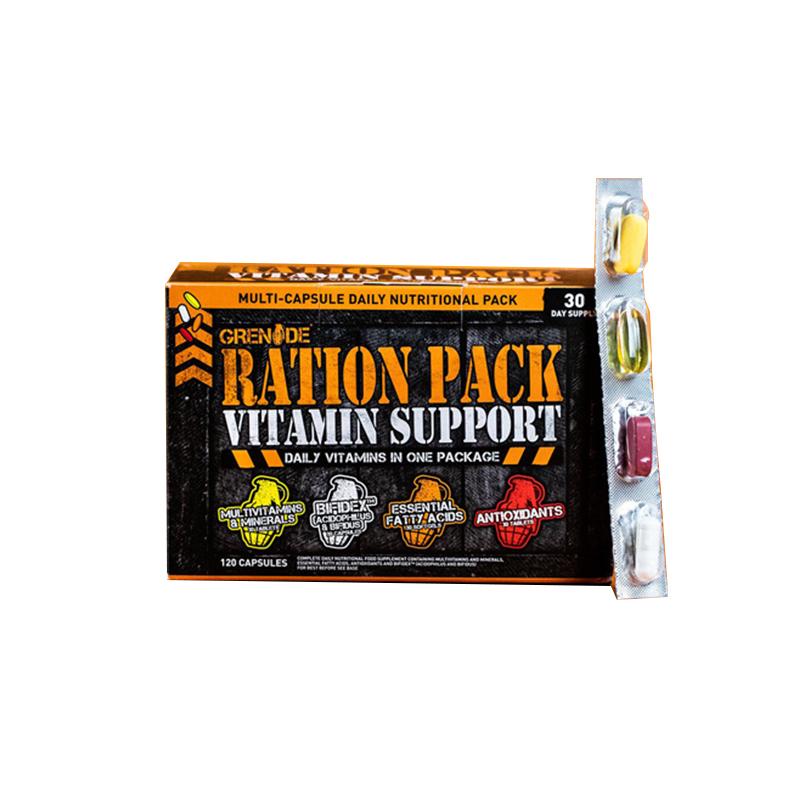 Grenade Ration Pack Vitamin Support 120 Capsules Best Price in Abudhabi