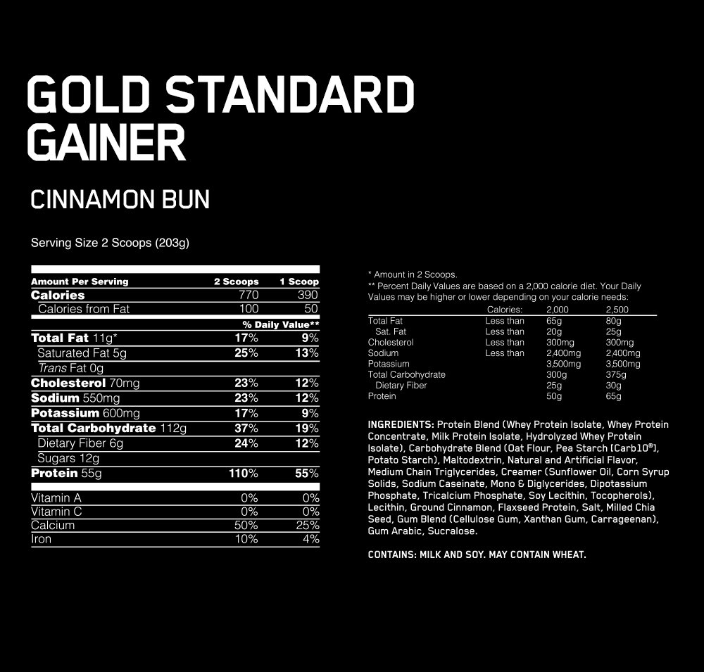 Optimum Gold Standard Gainer