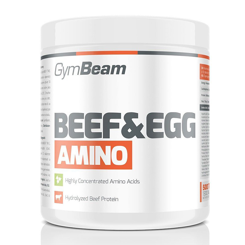 Gym Beam Beef And Egg Aminos 500 Tabs (1300 Mg)