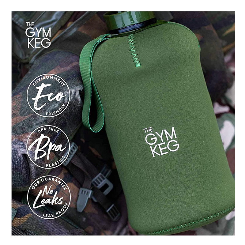 Gym Keg Sports Water Bottle Cargo Green 2.2 Litre Best Price in Ras Al Khaimah