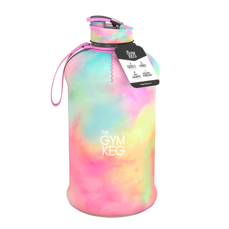 Gym Keg Sports Water Bottle Love Tie Dye 2.2 Litre Best Price in Dubai