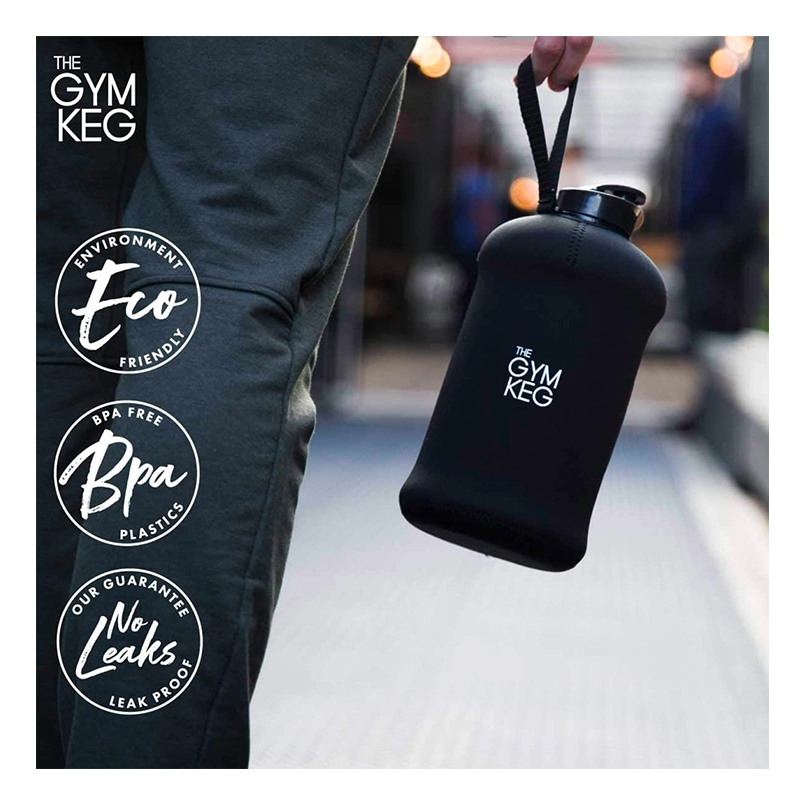 Gym Keg Sports Water Bottle Stealth Black 2.2 Litre Best Price in Al Ain