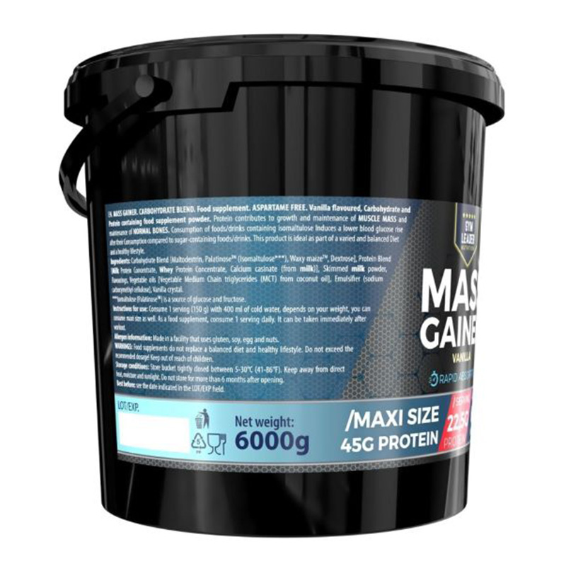 Gym Leader Mass Gainer Vanilla 40serv Best Price in AbuDhabi