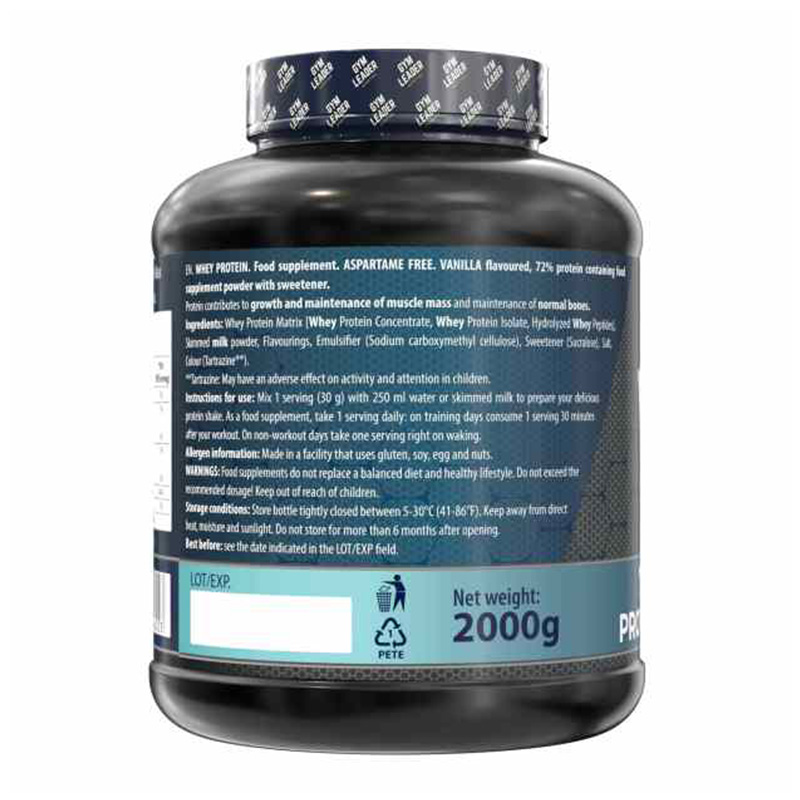 Gym Leader Whey Protein Vanilla 66serv Best Price in AbuDhabi