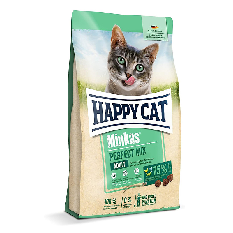 Happy Cat Minkas Perfect Mix Poultry Fish & Lamb 10 Kg
