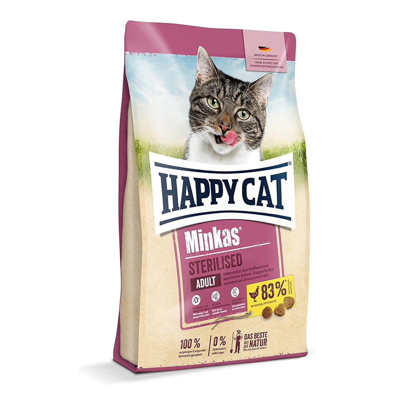 Happy Cat Minkas Sterilised Poultry 1.5 Kg