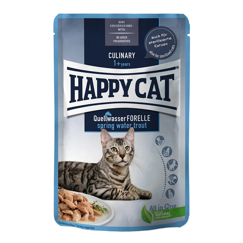 Happy Cat Mis Culinary Spring Water Trout 85 G