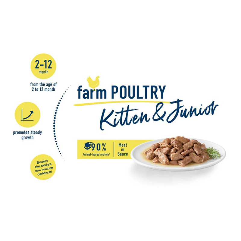 Happy Cat Mis Kitten & Junior Farm Poultry 85 G Best Price in Dubai