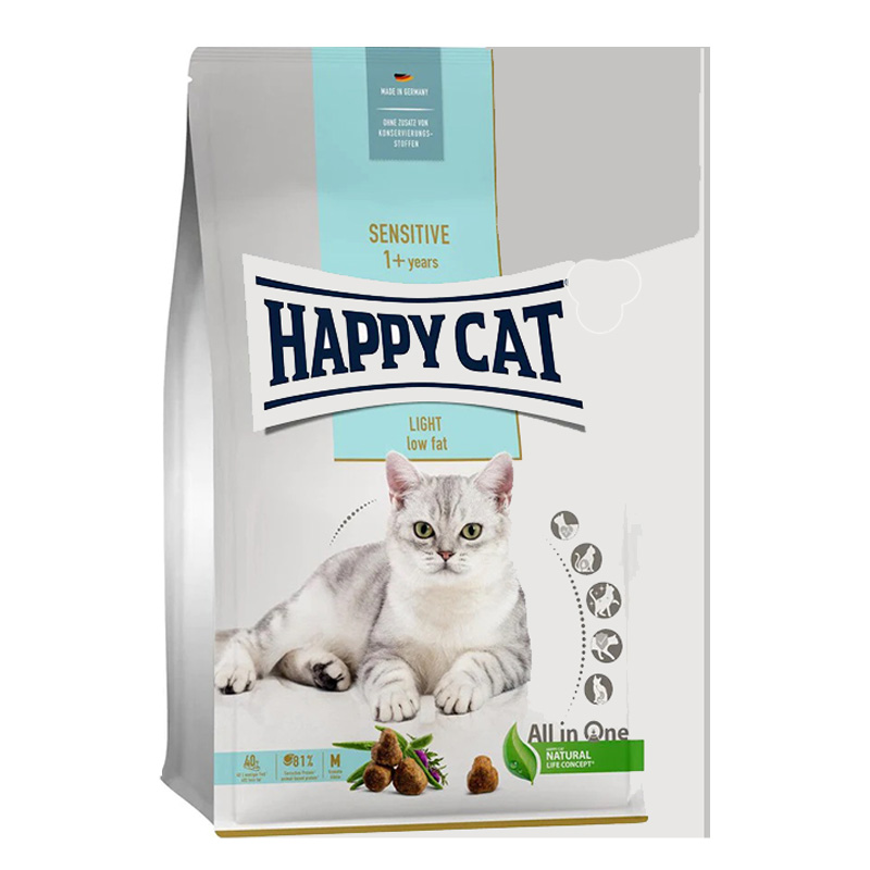 Happy Cat Sensitive Adult Light Food 1.3 Kg