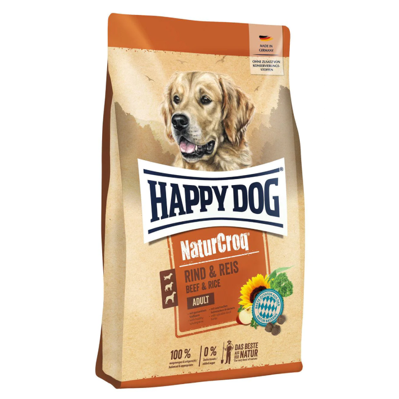 Happy Dog Naturcroq Beef & Rice 4 Kg