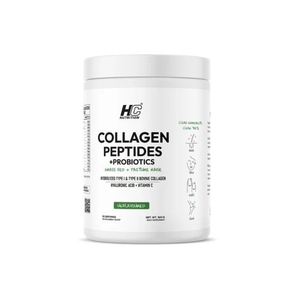 HC Nutrition Collagen Peptides + Probiotics 360 G