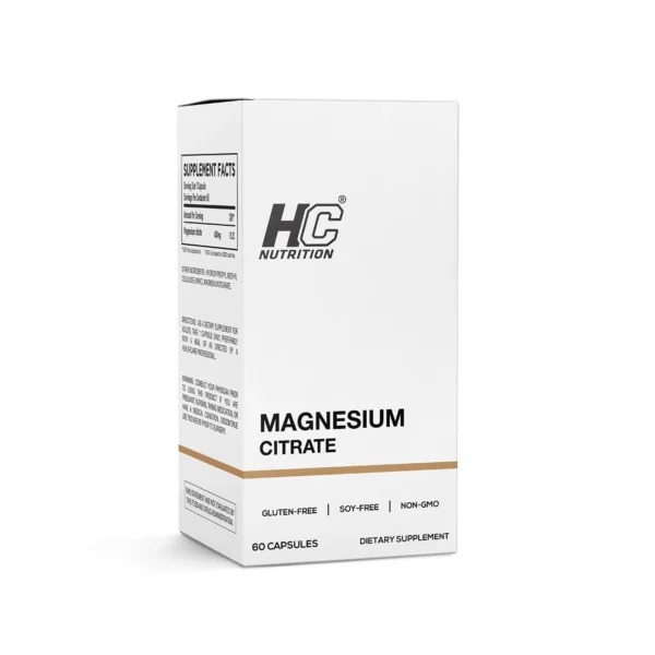 HC Nutrition Magnesium Citrate 60 Capsules Best Price in UAE