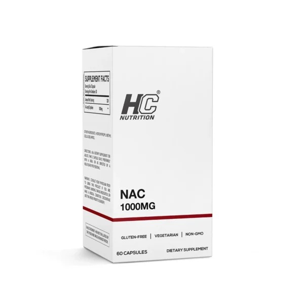 HC Nutrition NAC 1000mg 60 Capsules Best Price in UAE