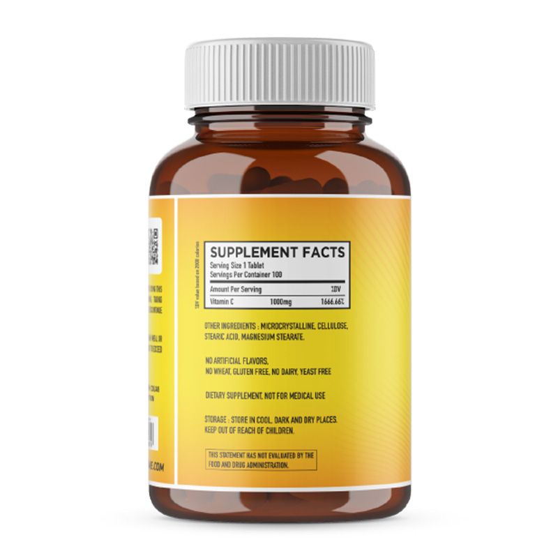 HC Nutrition Vitamin C 1000mg 100 Tablet Best Price in Dubai