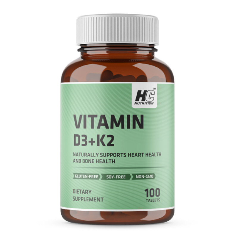 HC Nutrition Vitamin D3+ K2 100 Tablets