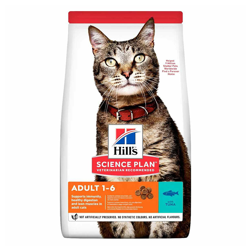 Hills Science Plan Adult Cat Tuna Dry Food 1.5 Kg