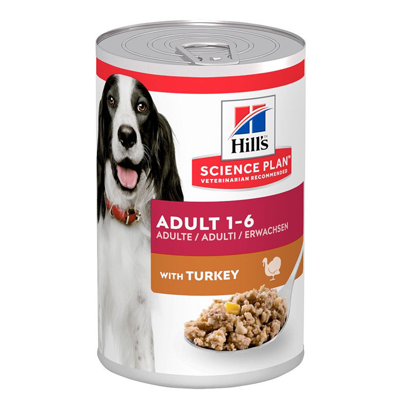 Hills Science Plan Adult Dog Wet Food With Turkey 370 G