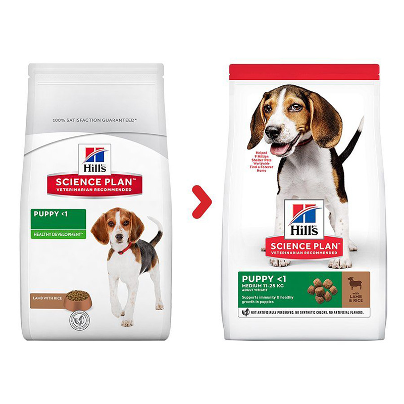 Hills Science Plan Puppy Medium Lamb & Rice Food 2.5 Kg Best Price in Dubai