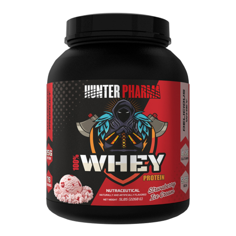 Hunter Pharma 100% Whey Protein 5 lbs - Strawberry Ice Cream