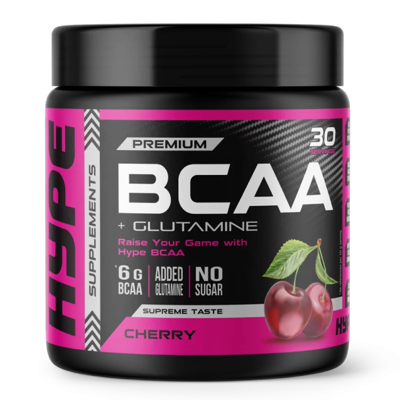 Hype Premium BCAA + Glutamine 30 Servings - Cherry