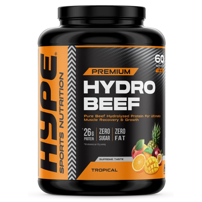 Hype Premium Hydro Beef 30 Servings 900 G - Tropical