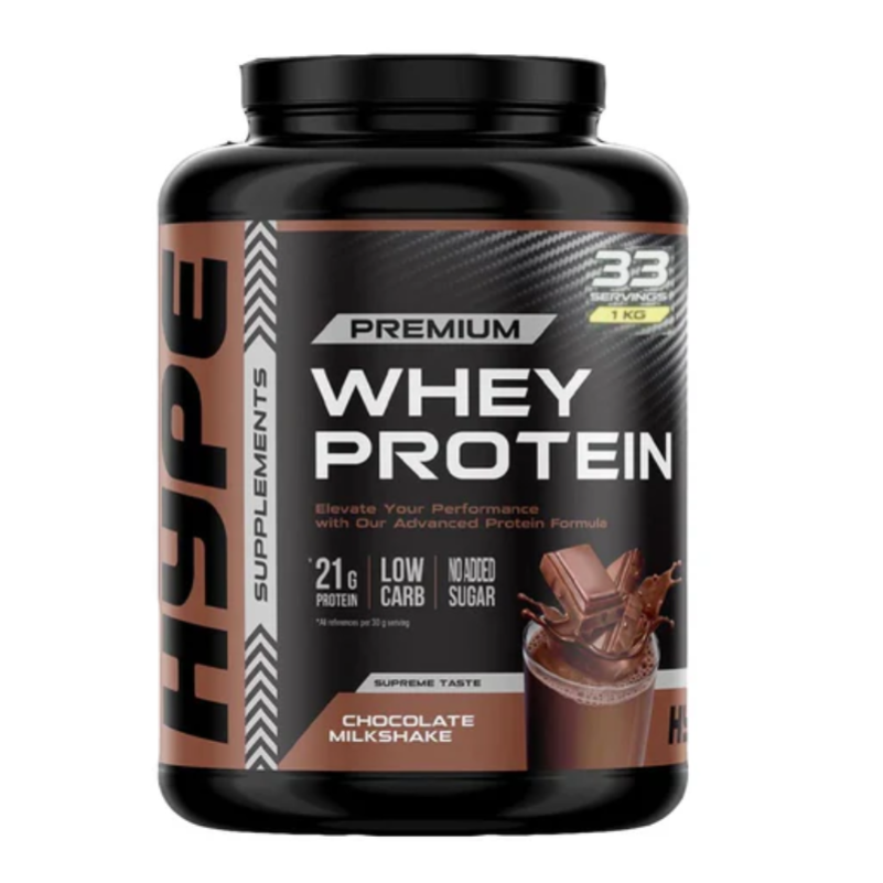 Hype Premium Whey Protein 1Kg - Chocolate Milkshake