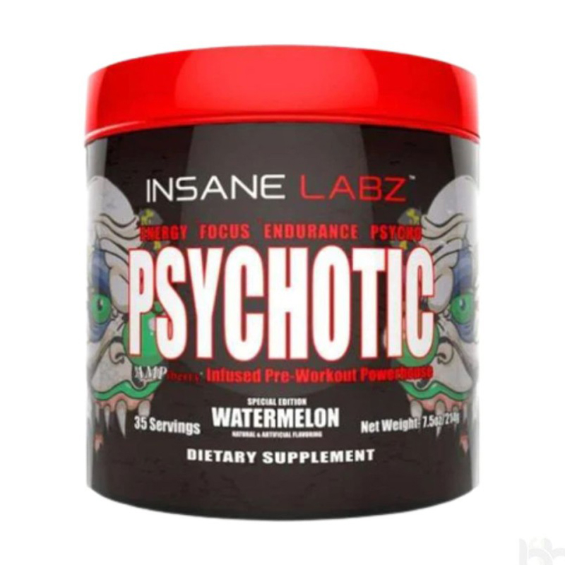 Insane Labz Psychotic Red 35 Servings - Watermelon