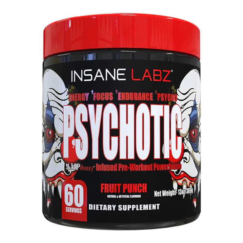 Insane Labz Psychotic Red 60 Servings - Fruit Punch