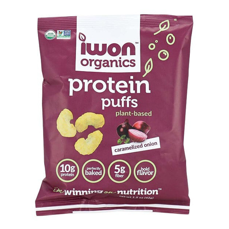 IWON Organics Protein Puff Caramelized Onion 42 g Best Price in UAE