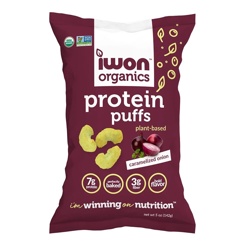IWON Organics Protein Puffs Caramelized Onion 141 g