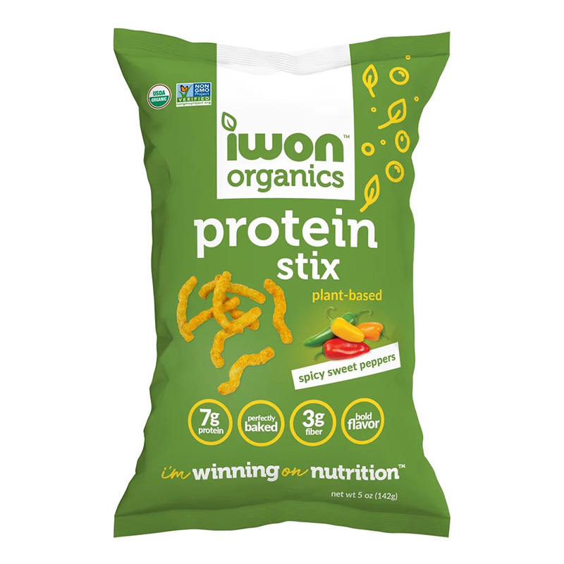 IWON Organics Protein Stix Spicy Sweet Peppers 141 g