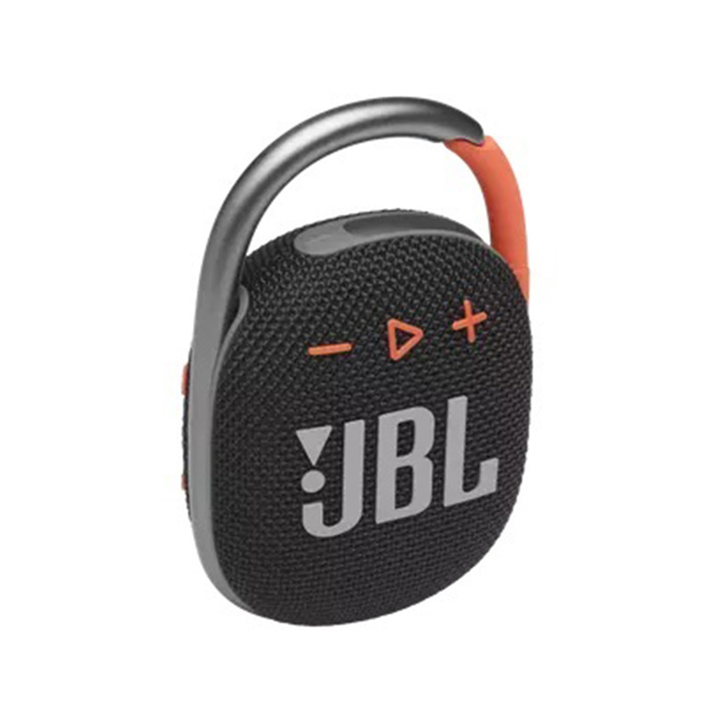 JBL Clip 4 Portable Bluetooth Speaker - Black / Orange