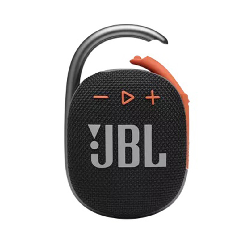 JBL Clip 4 Portable Bluetooth Speaker - Black / Orange Best Price in Dubai