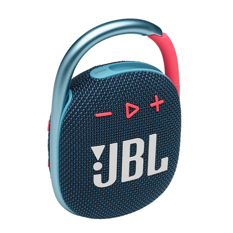 JBL Clip 4 Portable Bluetooth Speaker - Blue / Pink Rose
