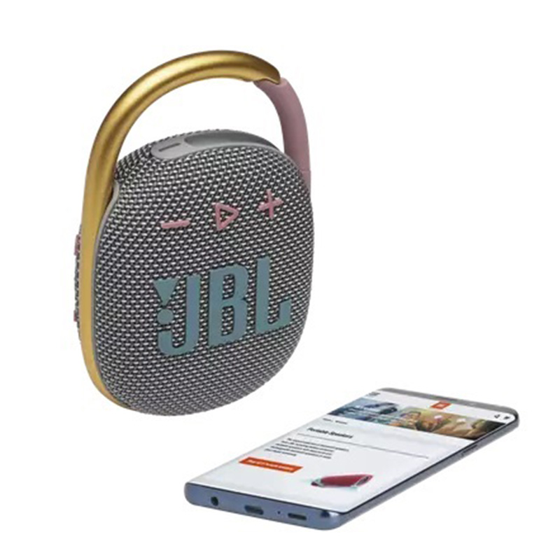 JBL Clip 4 Portable Bluetooth Speaker - Gray Best Price in Sharjah