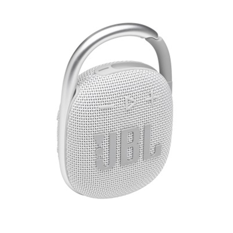 JBL Clip 4 Portable Bluetooth Speaker - White