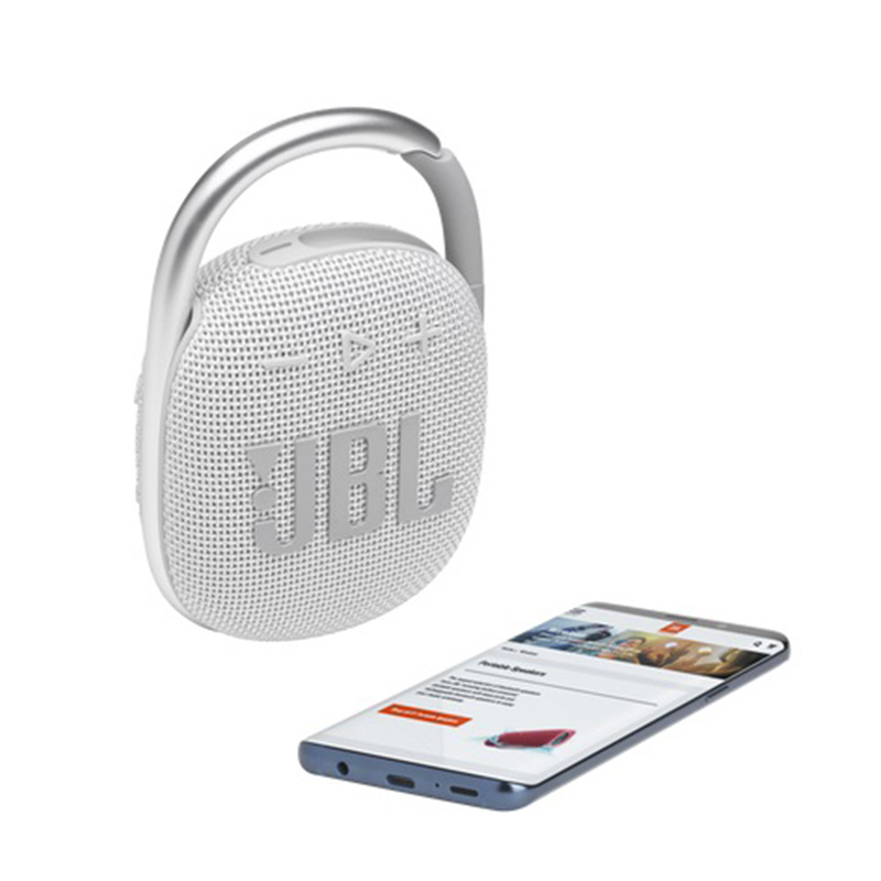 JBL Clip 4 Portable Bluetooth Speaker - White Best Price in Sharjah
