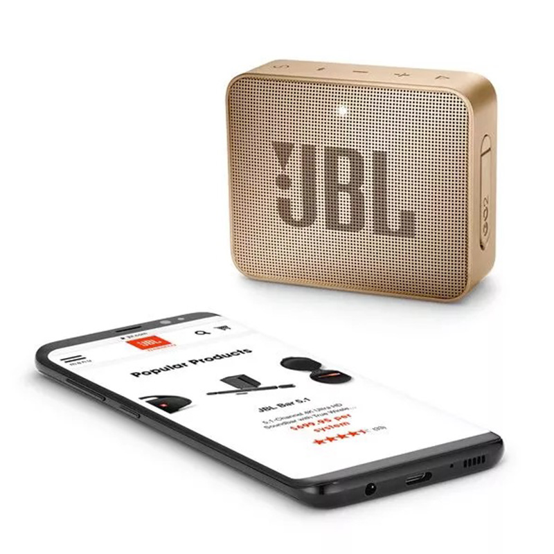 JBL GO2 Mini Portable Waterproof Speaker - Champange Best Price in Sharjah