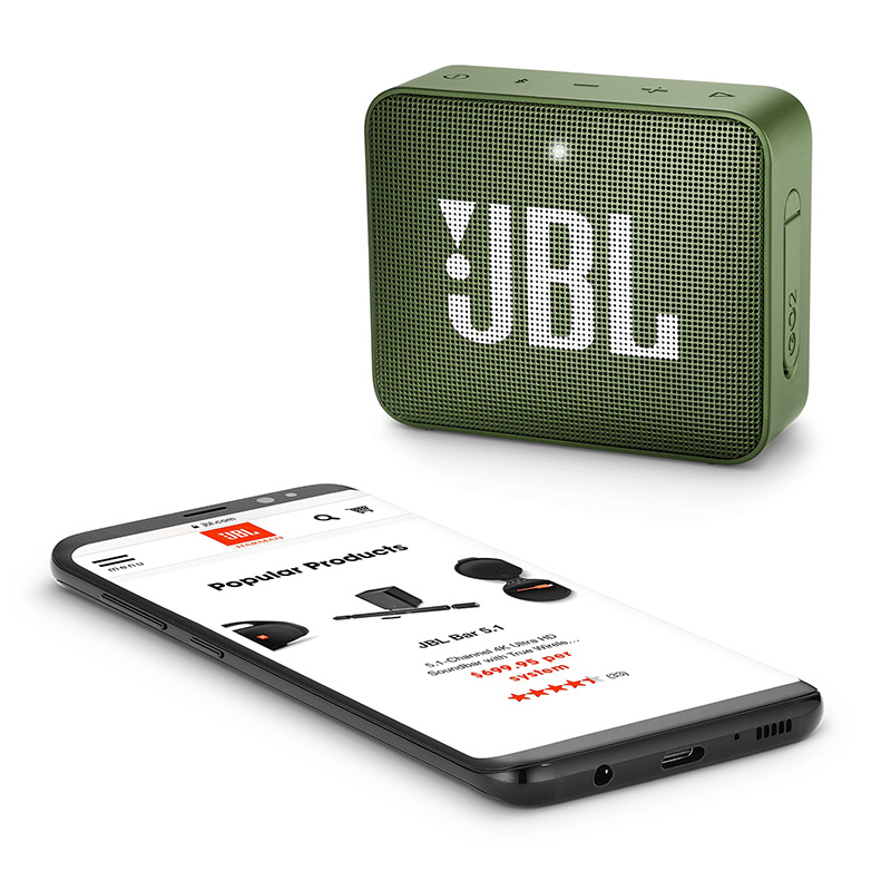 JBL GO2 Mini Portable Waterproof Speaker - Green Best Price in Sharjah