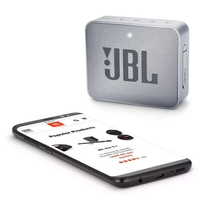 JBL GO2 Mini Portable Waterproof Speaker - Grey Best Price in Sharjah
