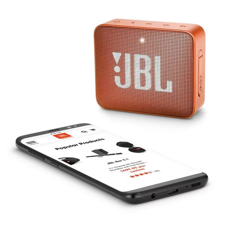 JBL GO2 Mini Portable Waterproof Speaker - Orange Best Price in Ajman