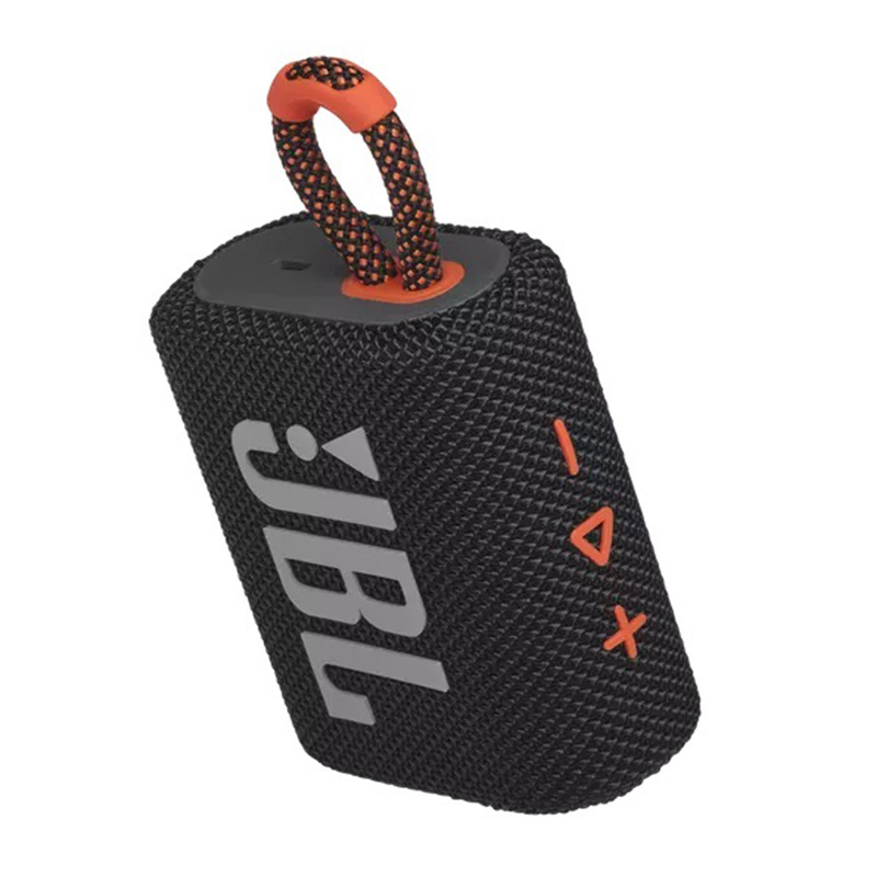 JBL GO3 Portable Waterproof Speaker - Black/Orange Best Price in Ras Al Khaimah
