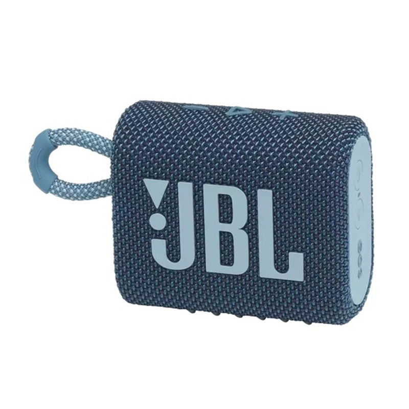 JBL GO3 Portable Waterproof Speaker - Blue