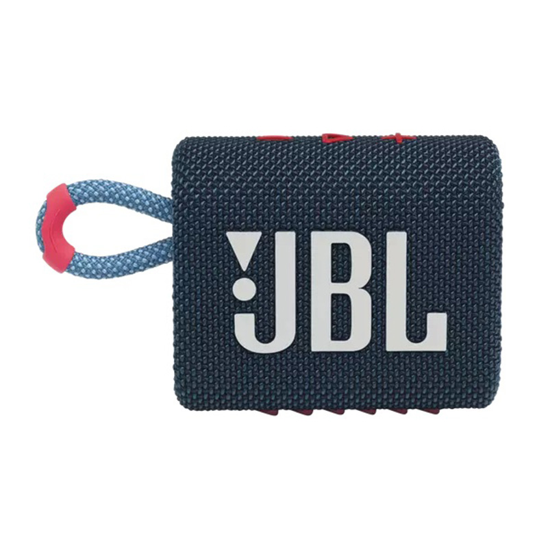 JBL GO3 Portable Waterproof Speaker - Blue / Pink Rose Best Price in Dubai